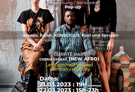 Begegnung Rencontre Pop-Up Abidjan event visual